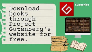 Downloading Copyright Free Books from the Gutenberg Project Pictures and All [upl. by Sayre402]