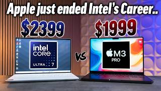 XPS 14 vs 14quot MacBook Pro  Apple just KILLED Intel [upl. by Notsuoh]