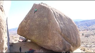 Bishop Bouldering Footprints V9 [upl. by Nitnert]