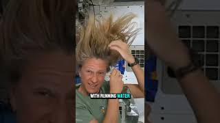 How astronauts wash their hair spacefactsthatwillfreakyouout [upl. by Yeslaehc]