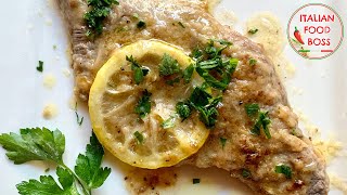 The ultimate Lemon Scaloppine Recipe  AUTHENTIC ITALIAN RECIPE [upl. by Anaujal925]