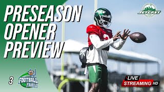 New York Jets Preseason Opener Preview  Football With Faria Episode 3 [upl. by Cherrita]