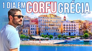 UM DIA EM CORFU NA GRÉCIA Comida Grega e O Que Fazer em Corfu Grécia  Diário de Tripulante [upl. by Azaria]