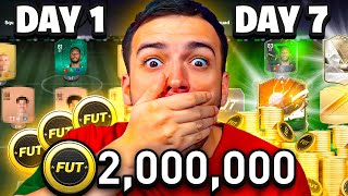 I made 2 MILLION COINS on a 1 WEEK RTG [upl. by Danaher765]