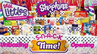 SHOPKINS REAL LITTLES SNACK TIME SEASON 17th UNBOXING [upl. by Delogu]