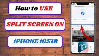 how to use split screen on iphone ios 18how to split screen on iphone ios 182024 [upl. by Asoramla]