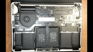 HowTo Battery replacement for Apple MacBook Pro 13quot Model A1502 12 simple steps [upl. by Okihsoy]