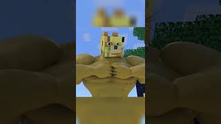 Muscular cat 😻shorts minecraft viral [upl. by Gottwald]