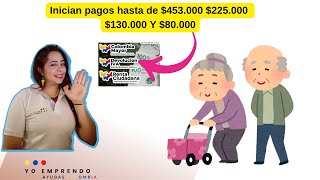 Pagos hasta 453000 hasta 80000 Nuevo Boletin de Pagos Subsidios y Ayudas Colombia [upl. by Eudora]