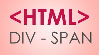 Uso de DIV y SPAN en HTML [upl. by Silvers]