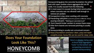 Foundation Honeycombing [upl. by Welbie]