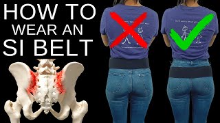 Best Way To Wear Sacroiliac Belt for SI Joint Pain Relief [upl. by Nagirrek]