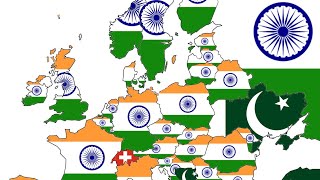 India 🇮🇳 VS Pakistan 🇵🇰 Most liked in Europe shorts india pakistan europe [upl. by Karita244]