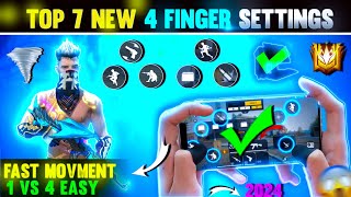 2024 New Top 7 Best 4 Finger Custom Hud Free Fire ⚡MOVMENTHEADSHOT4 Finger Custom Hud Free Fire 🔥 [upl. by Neelia839]