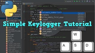 Python Keylogger Tutorial  Windows [upl. by Warthman667]