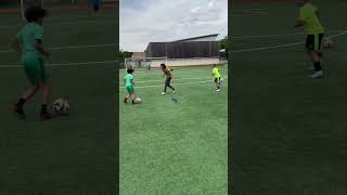 Mini Ronaldo et mini Mbappé contre un football pro 😱 [upl. by Honorine]