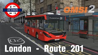 OMSI 2  Addon London  Route 201  ADL Enviro200 MMC [upl. by Hteb]