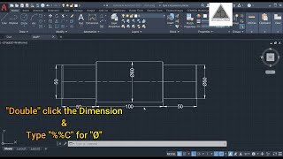 How to Put diameter Ø in Autocad [upl. by Raymond110]