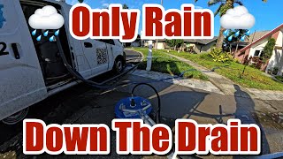 Pressure Washing a Concrete Driveway  Wash Water Recovery System  palmharbor dunedin [upl. by Halima]