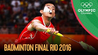 Mens Singles Badminton Final  Rio 2016 Replays [upl. by Anitsyrhk958]