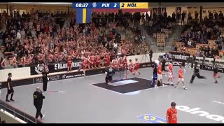 Pixbo Wallenstam vs Höllviken IBF  P16 USM Final Highlights [upl. by Loggia]