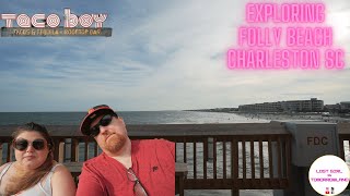 One of the best beaches in Charleston South Carolina  Folly Beach 4K [upl. by Arratahs]