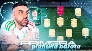 MI 1ª PLANTILLA BARATA PARA EMPEZAR EA FC 25  DjMaRiiO [upl. by Adnwahs]