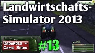 Landwirtschafts Simulator 2013 13 Kühe füttern mit Gras Ladewagen und Mähwerk deutsch HD LS13 [upl. by Aehtla859]