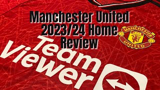 ZVBest1com Manchester United 202324 Home Football Shirt Soccer Jersey Review DHGate Alternate [upl. by Yenruoc584]