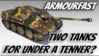 Bargain Build Armourfast 172 Jagdpanthers Kit full Build [upl. by Dohsar526]