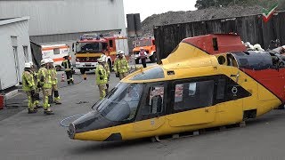 FeuerwehrGroßübung mit DRK DLRG u THW in Lünen  221 Kräfte im Einsatz 31 MinutenDokumentation [upl. by Einwahs]