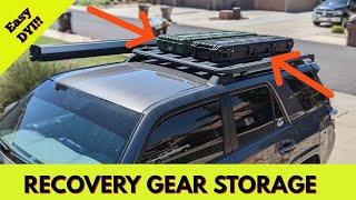 HOW TO  Rooftop Storage Box Install 4Runner  Harbor Freight [upl. by Dranik]