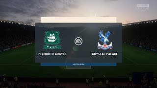 Plymouth Argyle vs Crystal Palace 29082023 Carabao Cup FIFA 23 [upl. by Immac]