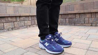 New Balance 2002R NavyRose Pink M2002RWC Review amp OnFeet [upl. by Herbert560]