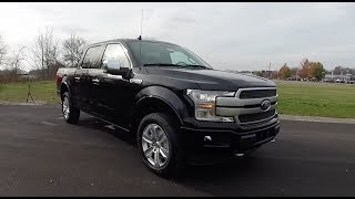 2018 Ford F 150 Platinum SuperCrew 4X4Walk Around VideoIn Depth Review [upl. by Wende50]