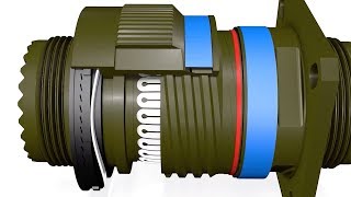 Various Locking Mechanisms of SOURIAU Connectors — Allied Electronics amp Automation [upl. by Lennahs]