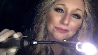 ASMR Cranial Exam Roleplay  Pen Light  Whispering  Up Close Personal Attention [upl. by Coveney263]