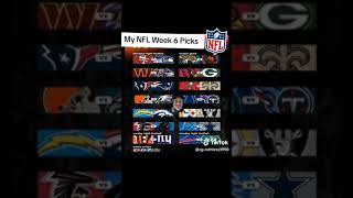 Week 6 NFL picks [upl. by Karleen]