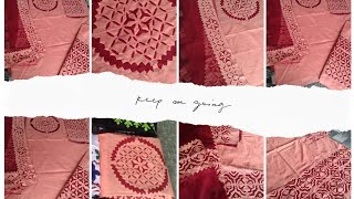 beautiful applique design applicwork sindhiembroidery viralvideo [upl. by Suoicerpal]