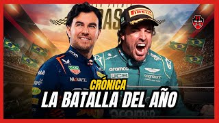 Checo Pérez vs Alonso Crónica de la mejor batalla del año [upl. by Dewitt]