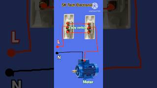 2 way switch connection moterconnection shortviral video  subscribe to my channel [upl. by Alba]