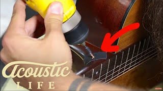 The RIGHT Way to Install a Strap Button on Your Acoustic Guitar [upl. by Merkley]