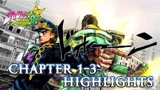 JoJos Bizarre Adventure All Star Battle  PS3  First Trailer  Part 1 2 amp 3 [upl. by Nyraf]