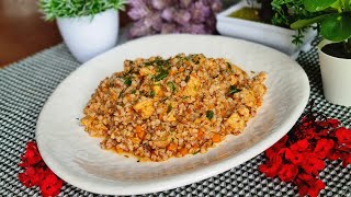 Pilaf cu hrisca si carne de porc vă recomand să gătiți această rețetă de pilaf [upl. by Daveta265]