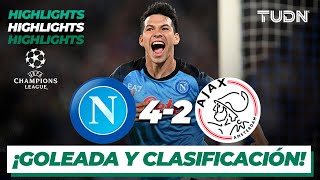 HIGHLIGHTS  Napoli 42 Ajax  UEFA Champions League 2223J4  TUDN [upl. by Viridissa]