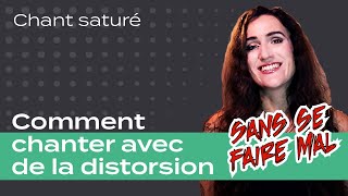 Chant saturé  comment chanter avec de la distorsion sur ta voix rock pop metal blues jazz [upl. by Goddart278]