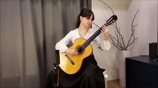 Tum Balalaika  arr for classical guitar by ALEXANDER VINITSKY Vasilina Shashkova [upl. by Yttam]