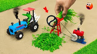 Top most creative Diy mini tractor videos of farm animals  machinery agriculture science project [upl. by Yanarp]