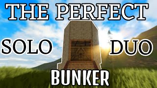 THE PERFECT SOLODUO BUNKER Fallen Roblox [upl. by Atilrak]