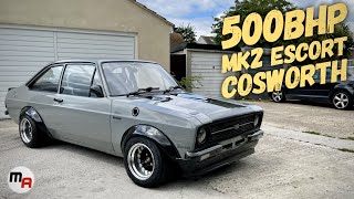 MENTAL 500BHP MK2 FORD ESCORT COSWORTH  DRIVEN LIKE ITS STOLEN [upl. by Capon]